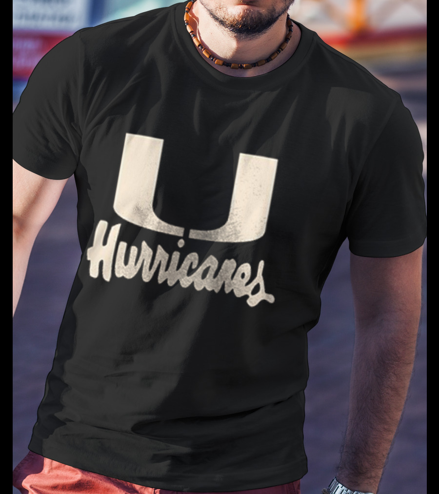 Miami Hurricanes U Logo Team Colors Est 1926 T-Shirt