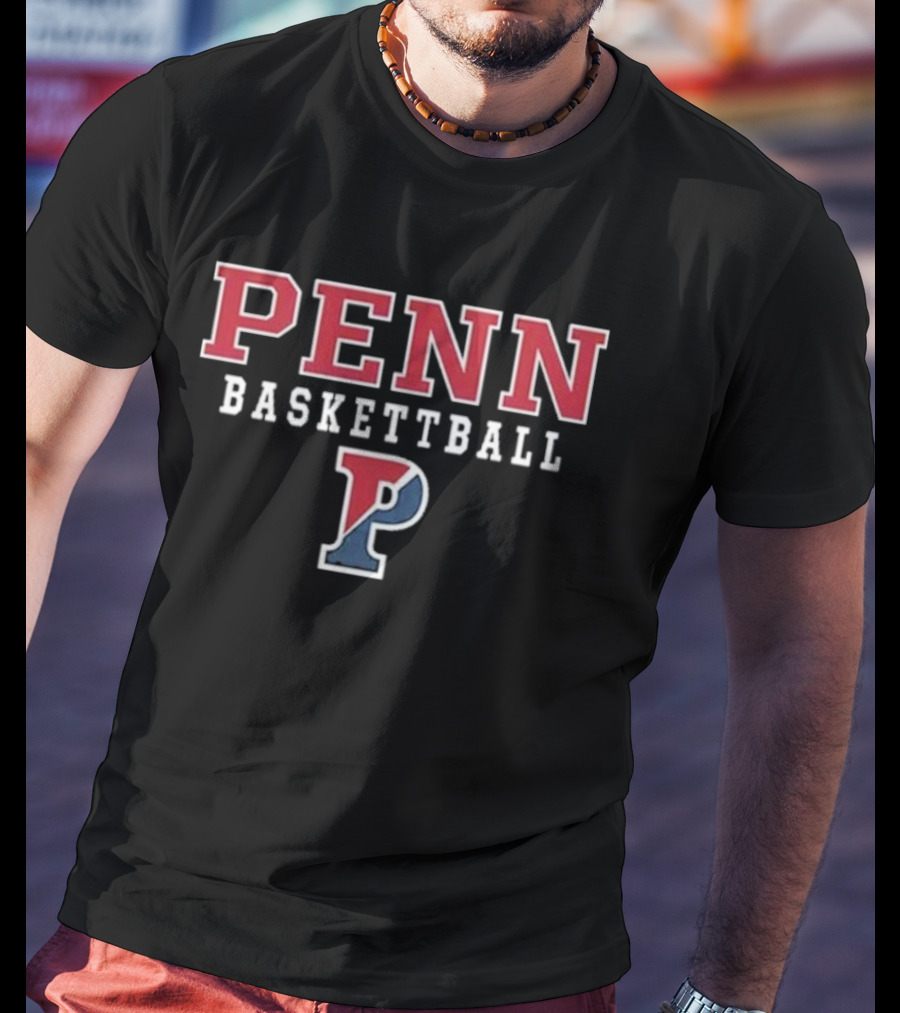 The Wilds Daniel Faber Penn Basketball Red Blue P Penn T-Shirt