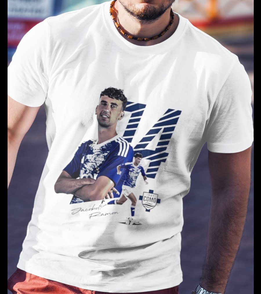 Jacobo Ramon 14 Como 1907 Players Collection Signature T-Shirt