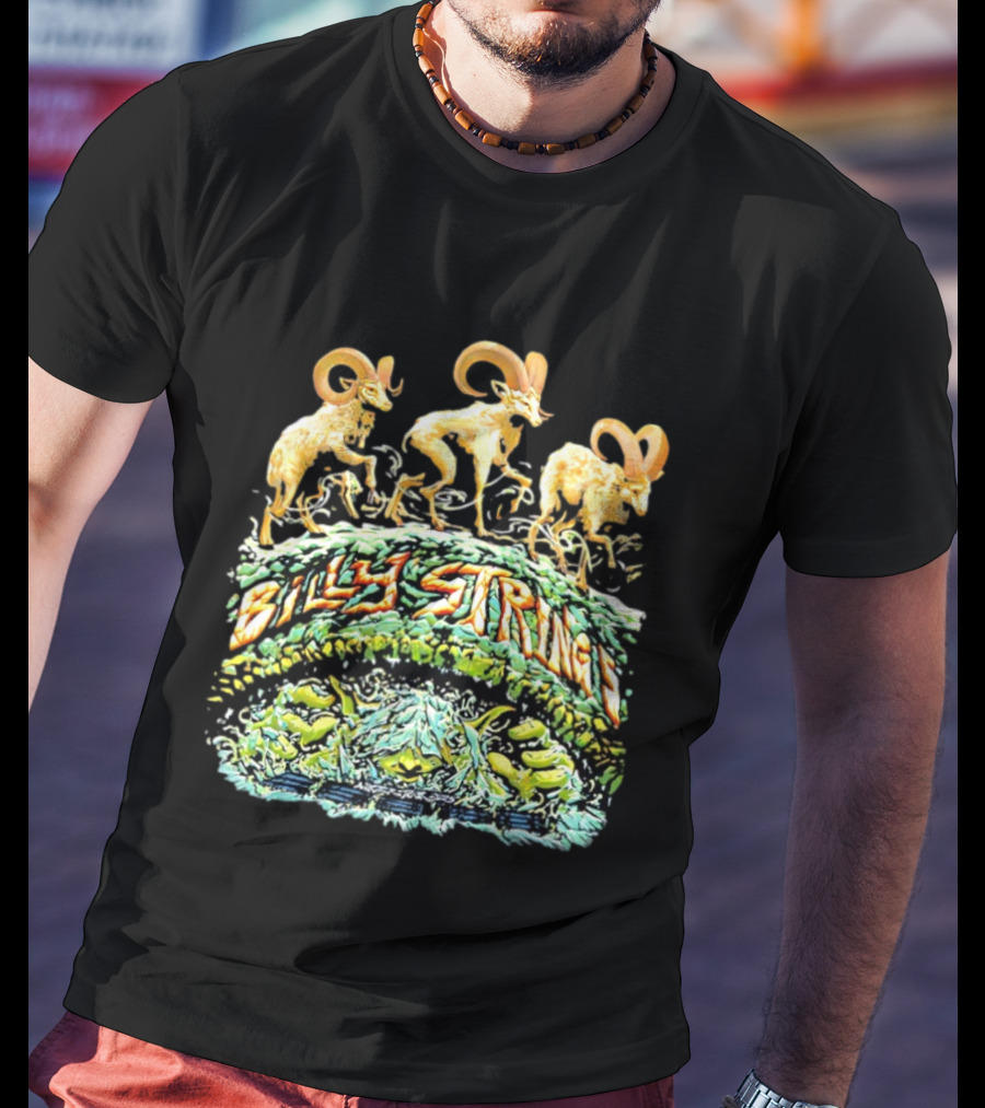 Billy Strings Winter 2025 Tour Majestic Ram Trio T-Shirt