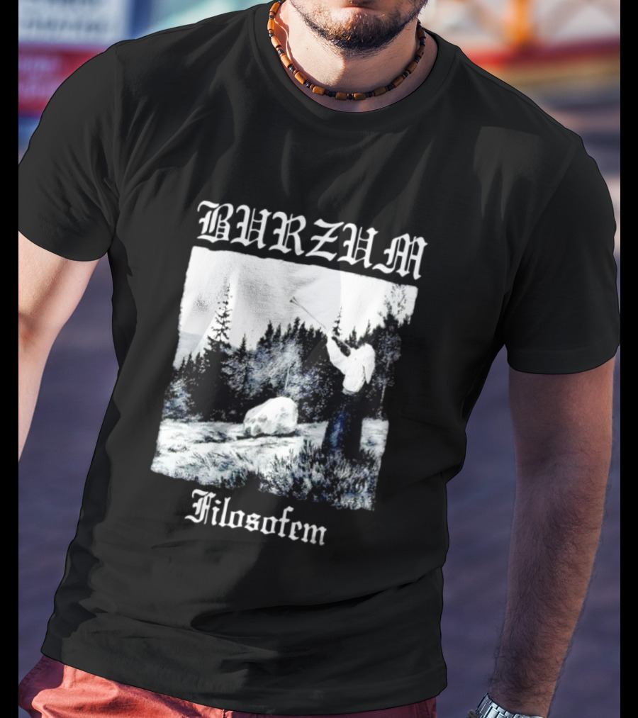 Burzum Filosofem Album Nordic Forest Scene T-Shirt