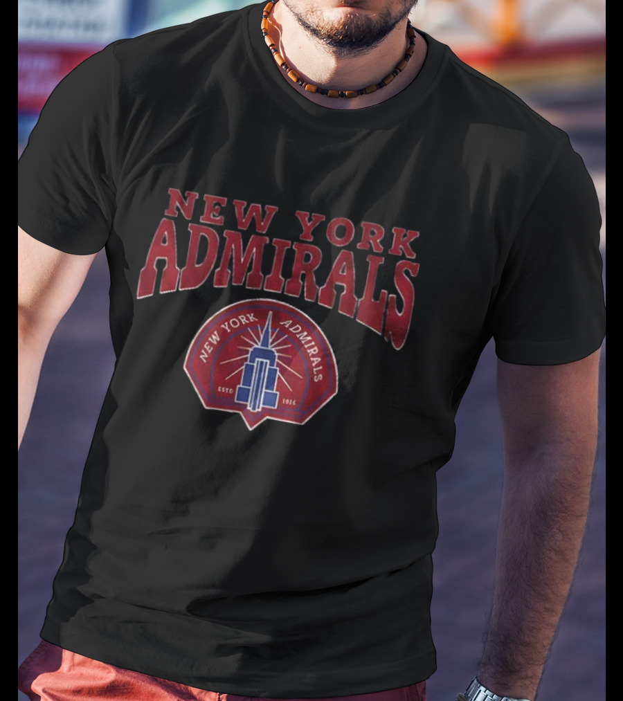 Heated Rivalry New York Admirals Hockey Scott Hunter NYC Tower T-Shirt