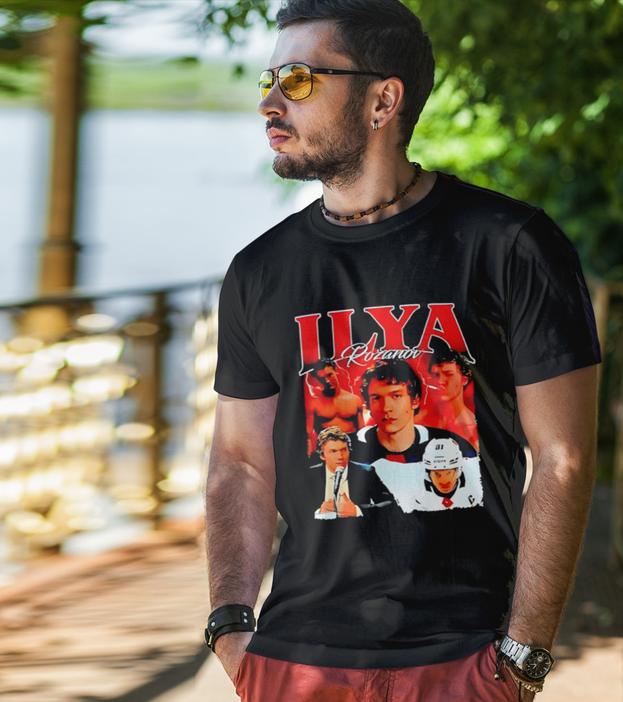 Ilya Rozanov Rivalry 90s Iconic Hockey Star T-Shirt