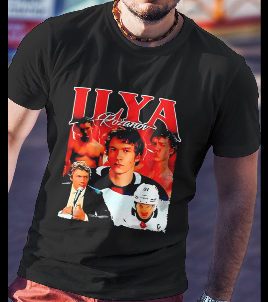 Ilya Rozanov Rivalry 90s Iconic Hockey Star T-Shirt