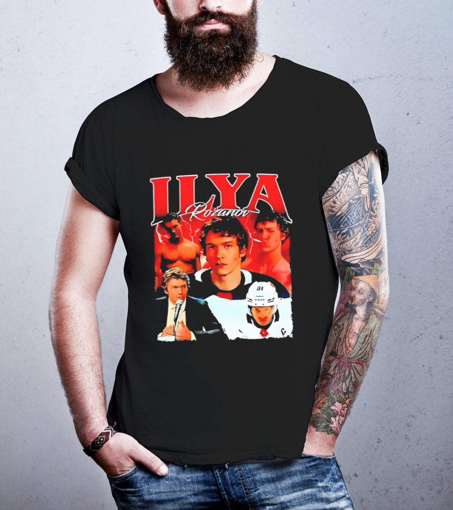 Ilya Rozanov Rivalry 90s Iconic Hockey Star T-Shirt