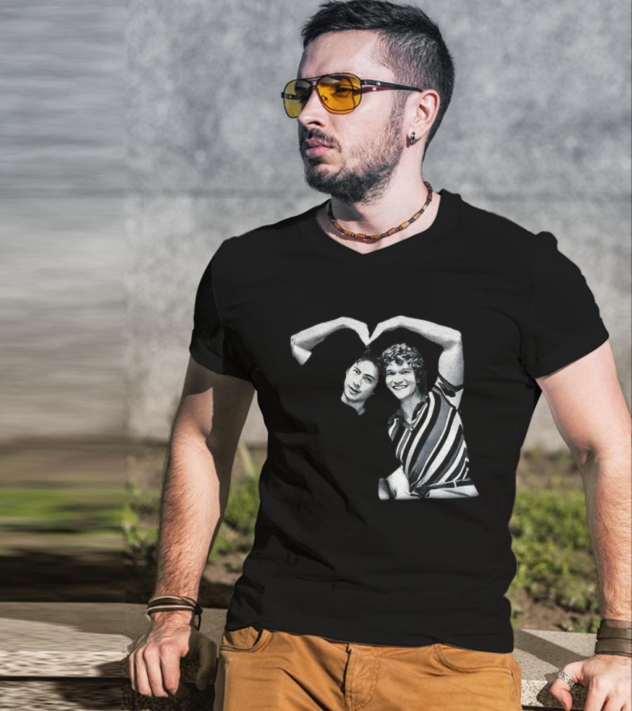 Shane Hollander Ilya Rozanov Heart Pose Iconic Character Friendship T-Shirt