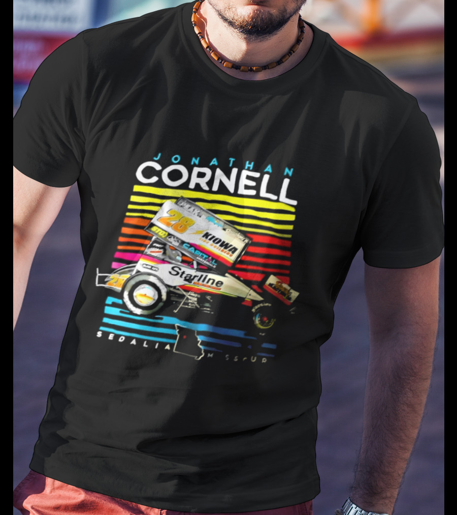 Jonathan Cornell Sedalia Missouri Kiowa Starline Car T-Shirt