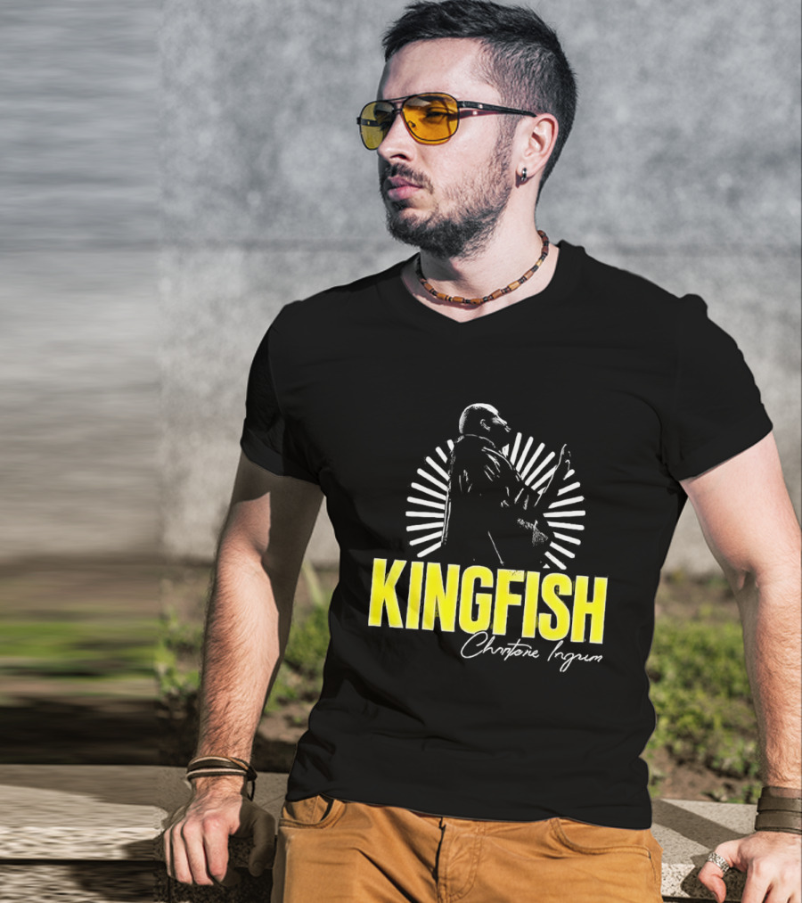 Kingfish Christone Ingram Blues Guitarist Iconic T-Shirt