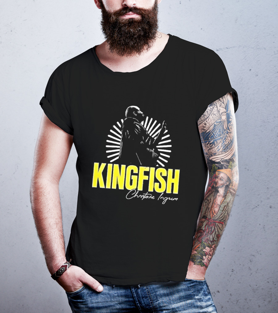 Kingfish Christone Ingram Blues Guitarist Iconic T-Shirt