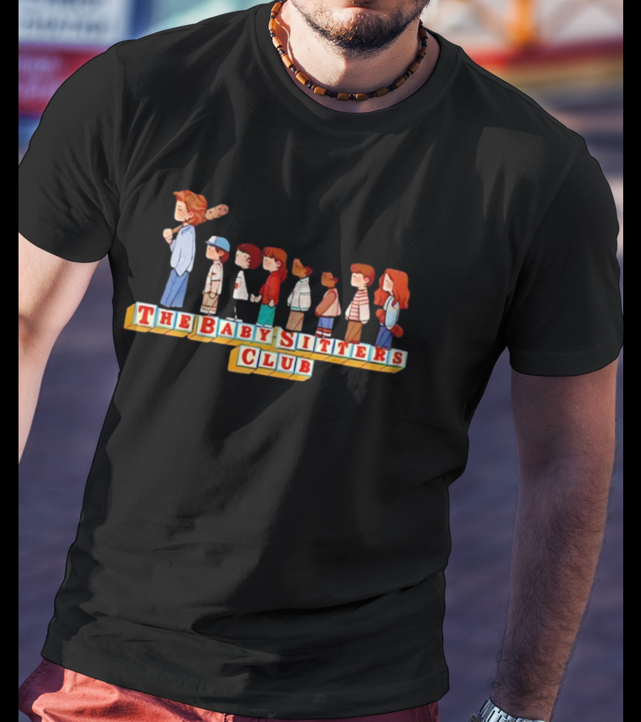 The Baby Sitters Club Steve Harrington Baseball Bat Character Cartoon T-Shirt