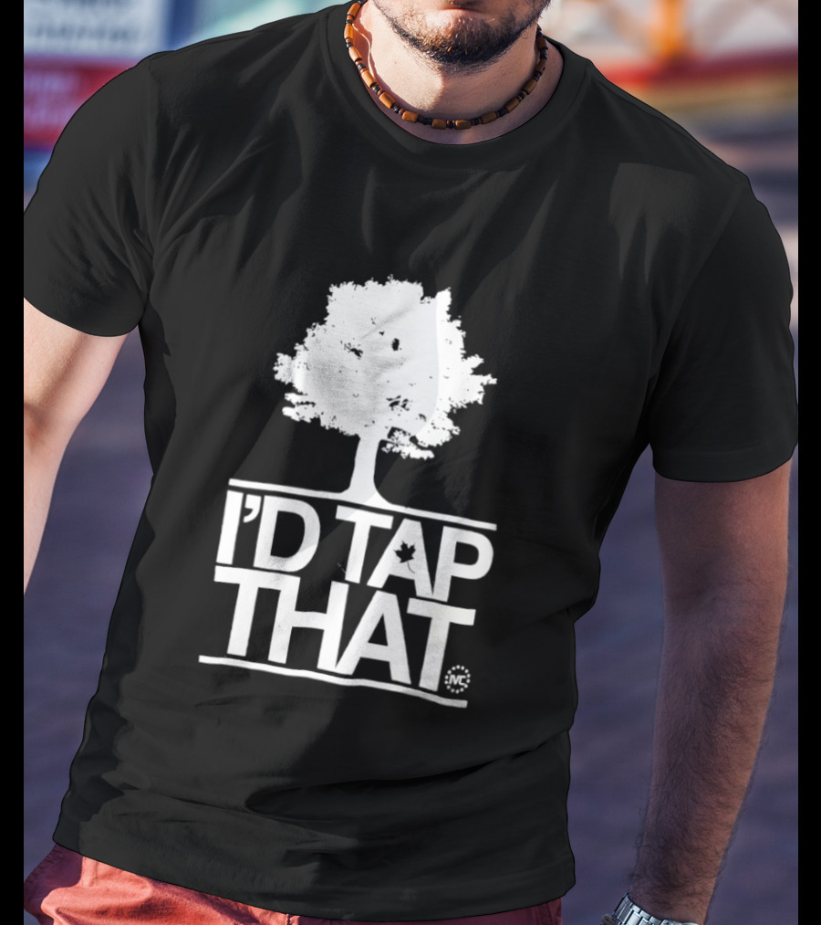 Tree I'd Tap That Pun With Maple Leaf T-Shirt