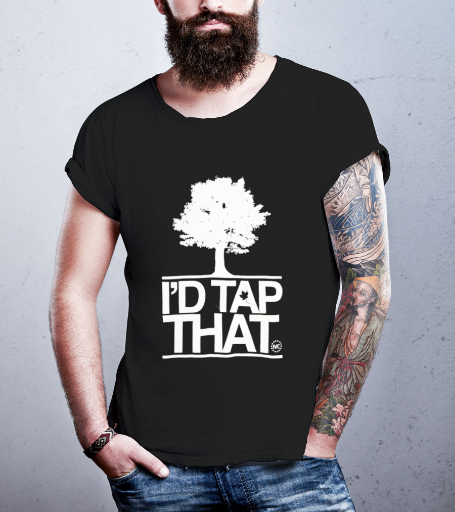 Tree I'd Tap That Pun With Maple Leaf T-Shirt