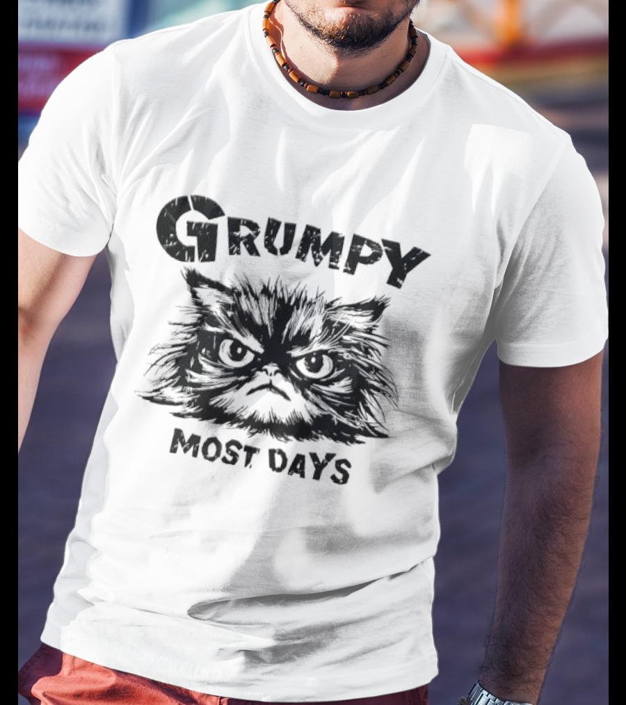 Grumpy Cat Most Days Mood Face T-Shirt
