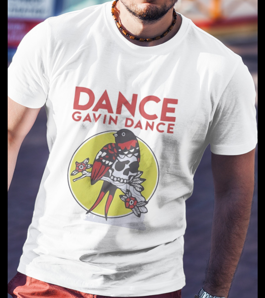 Dance Gavin Dance Skull And Bird T-Shirt