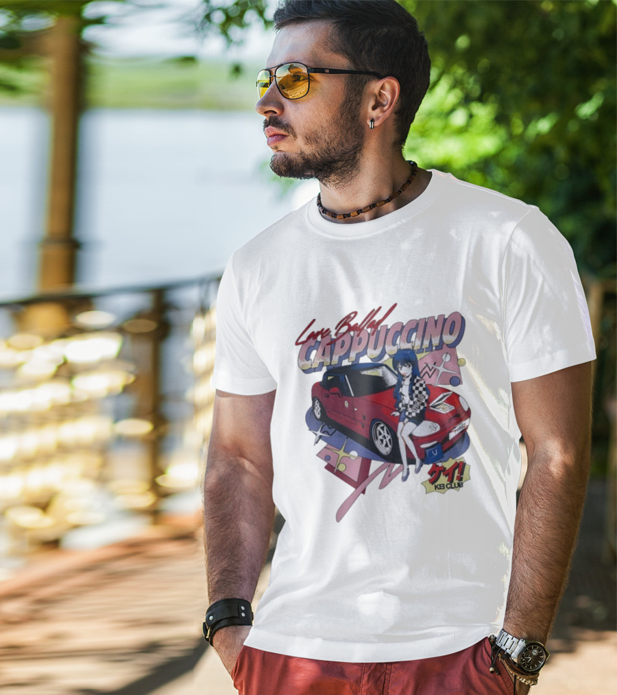 Love Ballad Cappuccino Kei Car Anime KB Club Retro Aesthetic T-Shirt