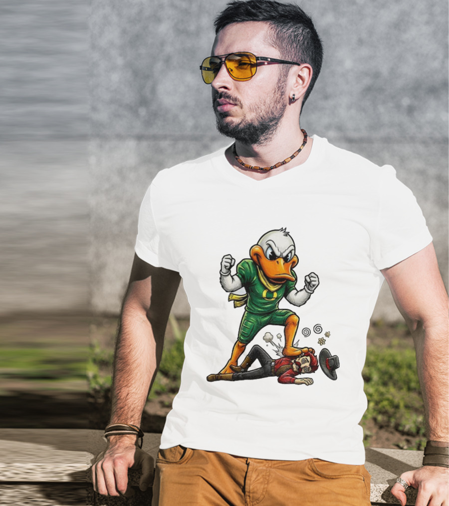Oregon Ducks Defeat Texas Tech Orange Bowl Champs Victory T-Shirt
