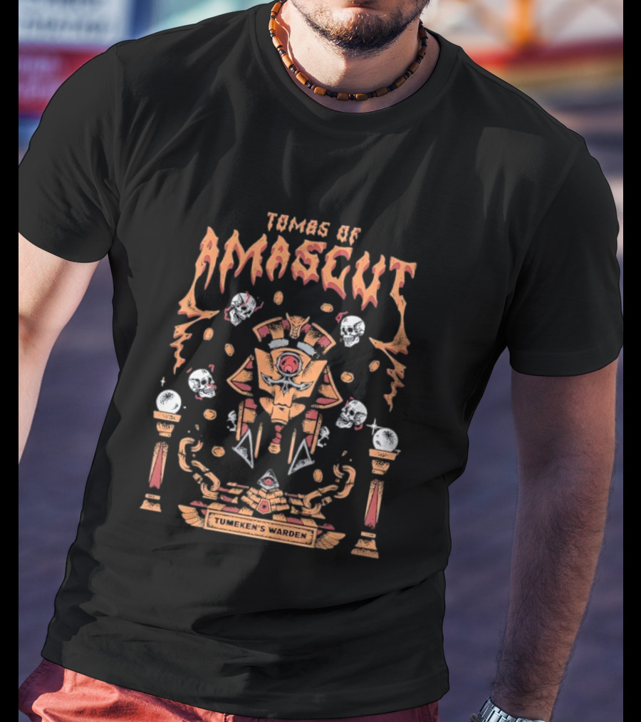 Tombs Of Amascut Tumeken's Warden Skulls And Ancient Symbols T-Shirt