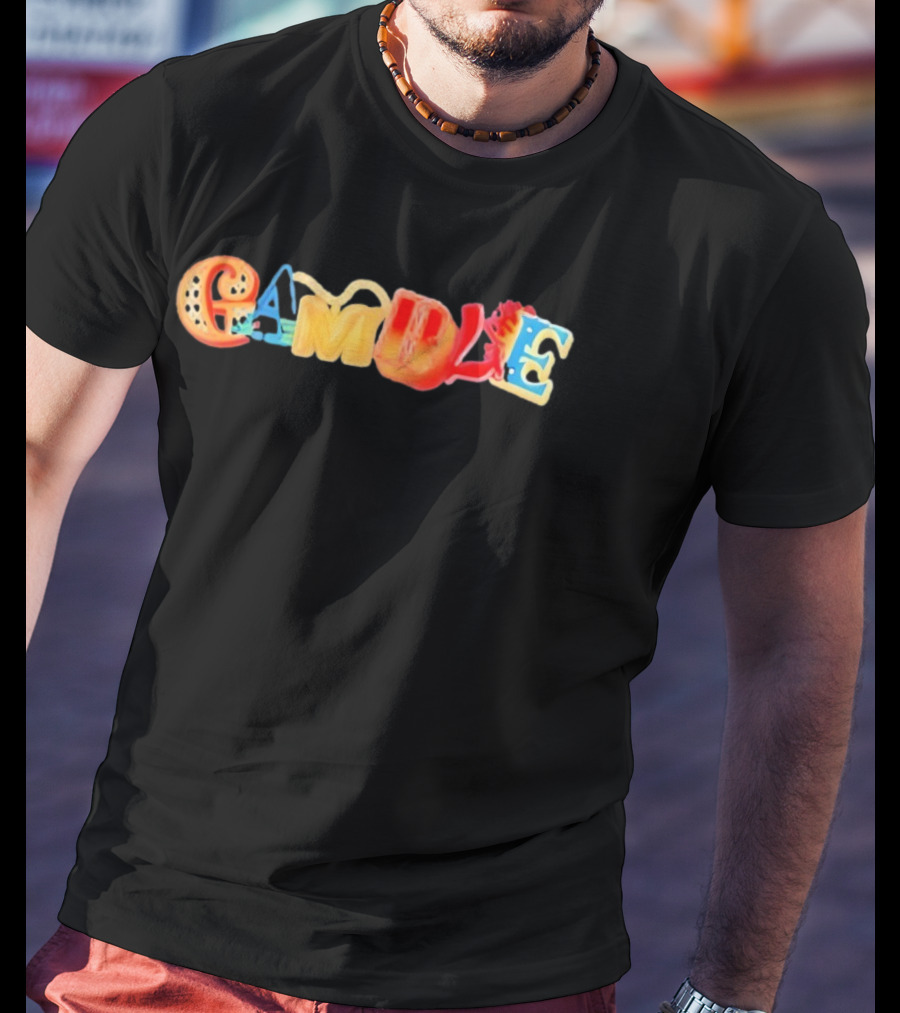 Vegas Matt Snazzy Gamble Casino Letters T-Shirt