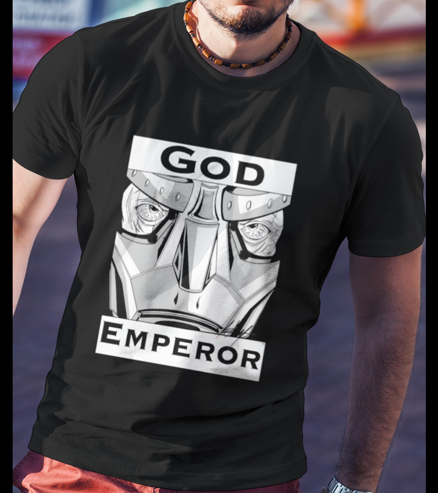 God Emperor Masked Face Robot Armor T-Shirt