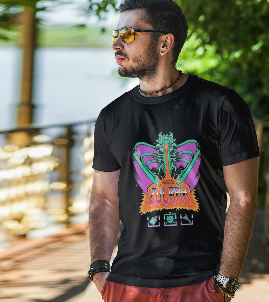 Zulrah Scape Ink Presents Retro Color Burst T-Shirt