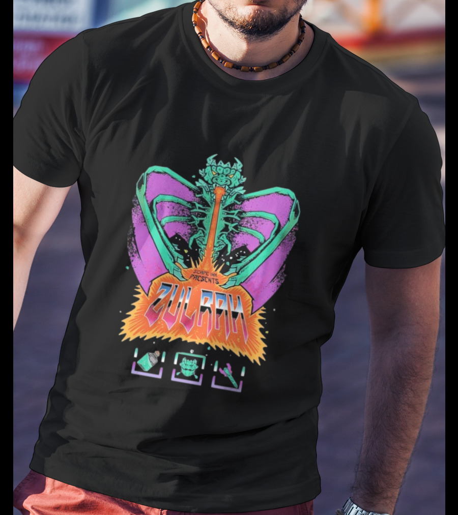 Zulrah Scape Ink Presents Retro Color Burst T-Shirt