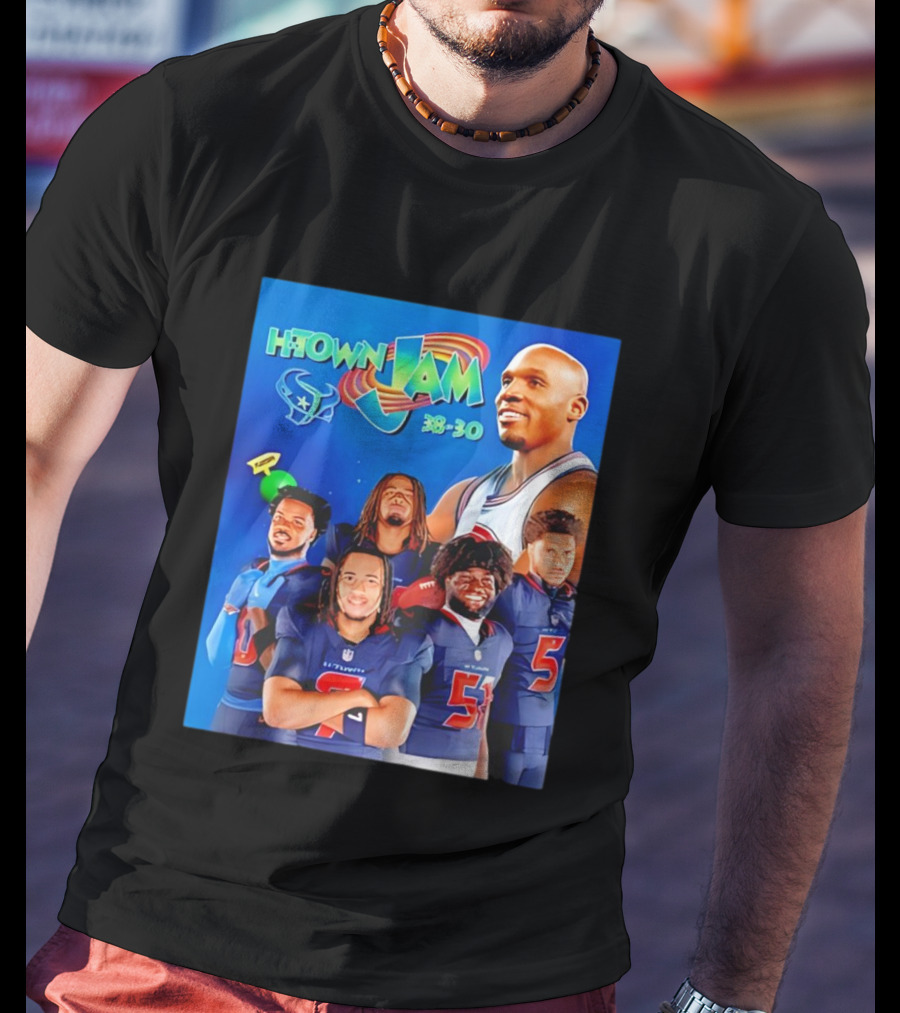 H Town Jam 30 30 Houston Texans Space Jam 2026 T-Shirt
