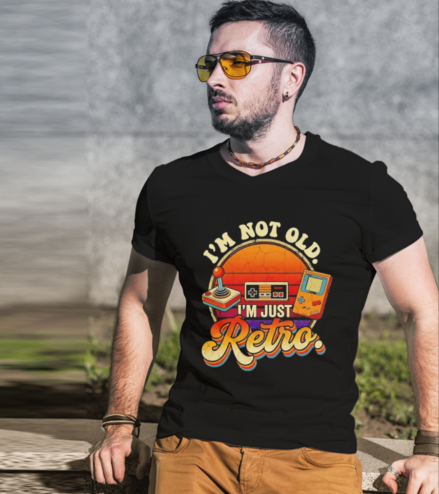 I’m Not Old I’m Just Retro Video Game T-Shirt