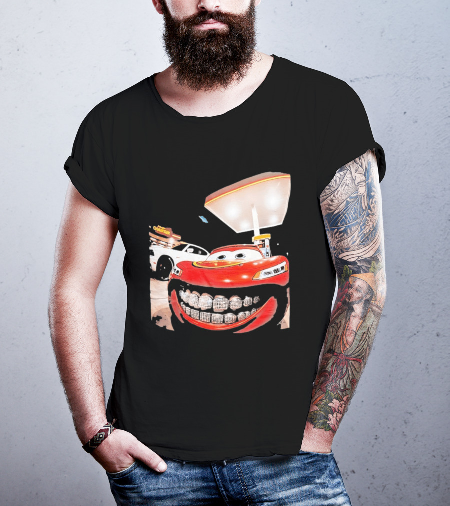 Cars Lightning McQueen Grills Radiator Springs Charger T-Shirt