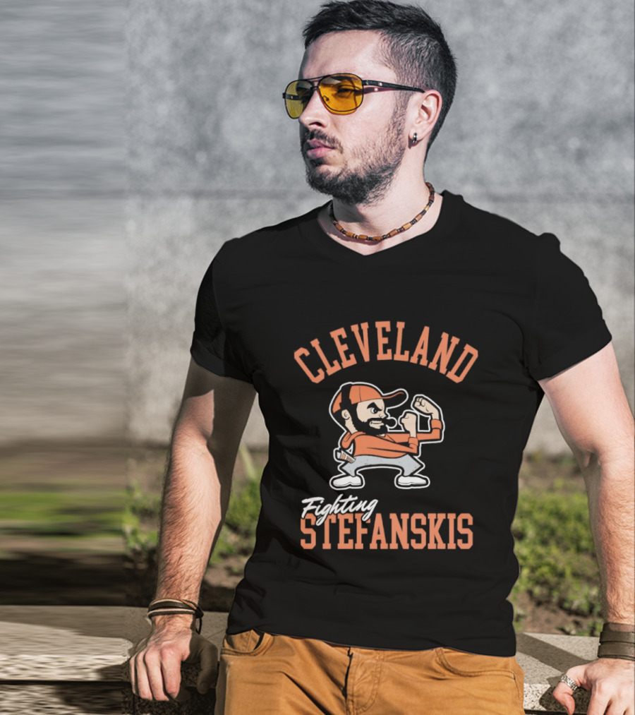 Cleveland Fighting Stefanskis Sports T-Shirt