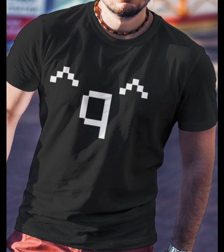 Flavor Foley Bloody Love Pixelated Minimalist T-Shirt