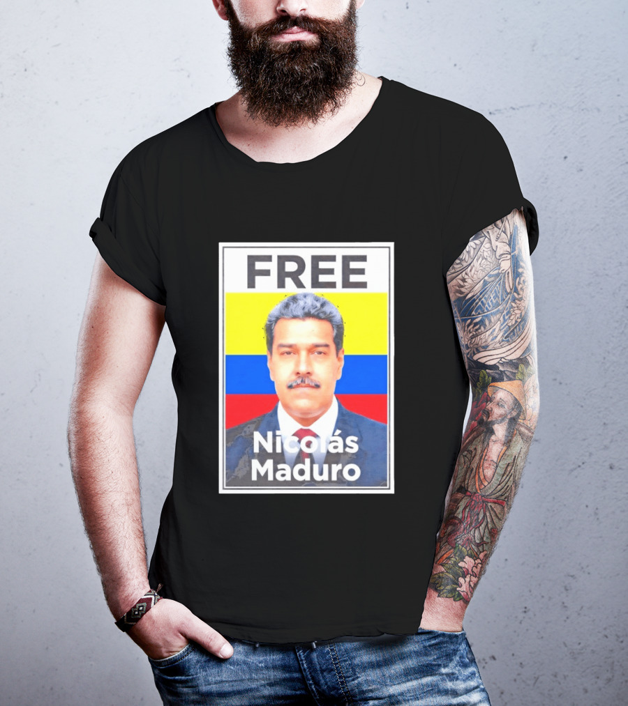 FREE Nicolás Maduro Venezuela Flag Political T-Shirt