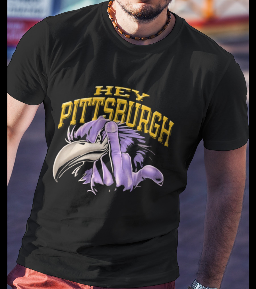 Hey Pittsburgh Steelers Ravens Iconic Rivalry T-Shirt