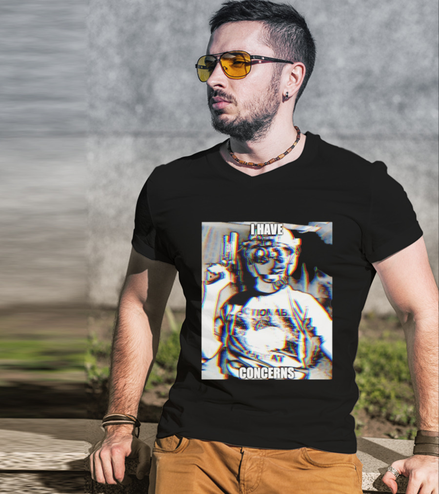 I Have Concerns Actionable Threat Optical Gear Gun Holder T-Shirt