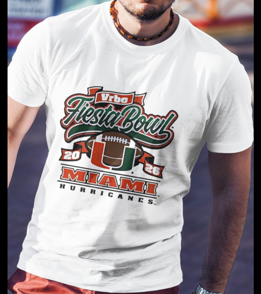 Miami Hurricanes Vrbo Fiesta Bowl 2026 Cfp Semifinal T-Shirt