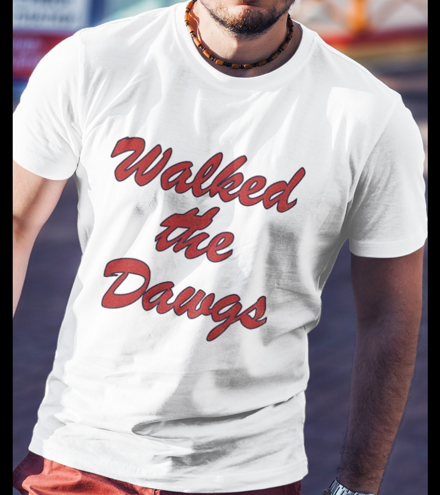 Walked The Dawgs Ole Miss Rebels Football Hotty Toddy T-Shirt