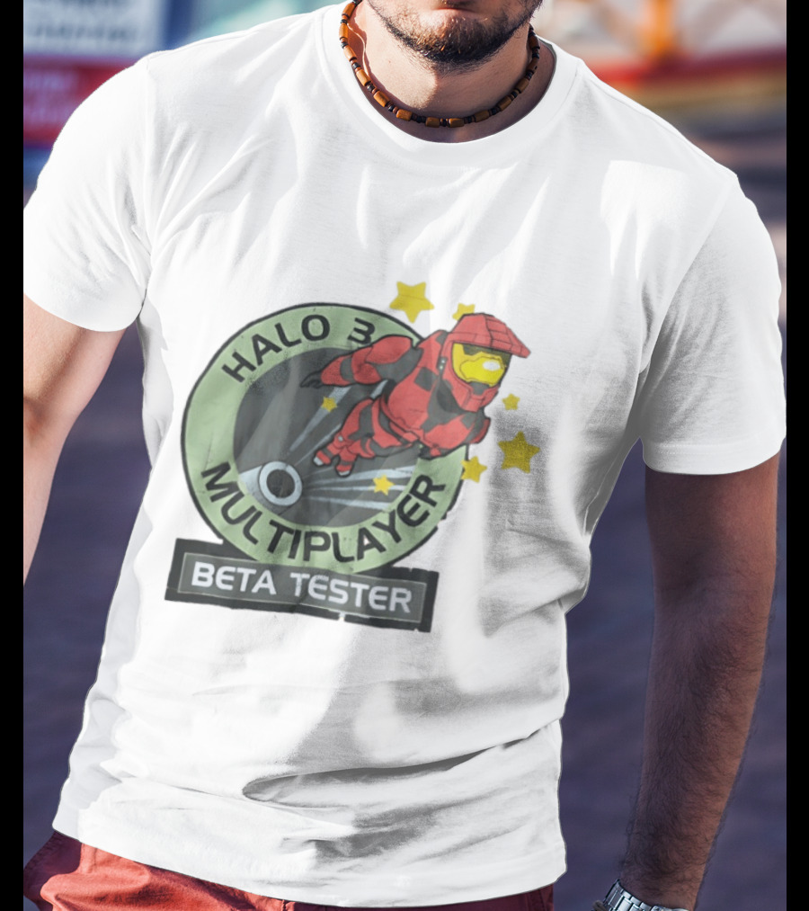Halo 3 Multiplayer Beta Tester Exclusive Red Spartan T-Shirt