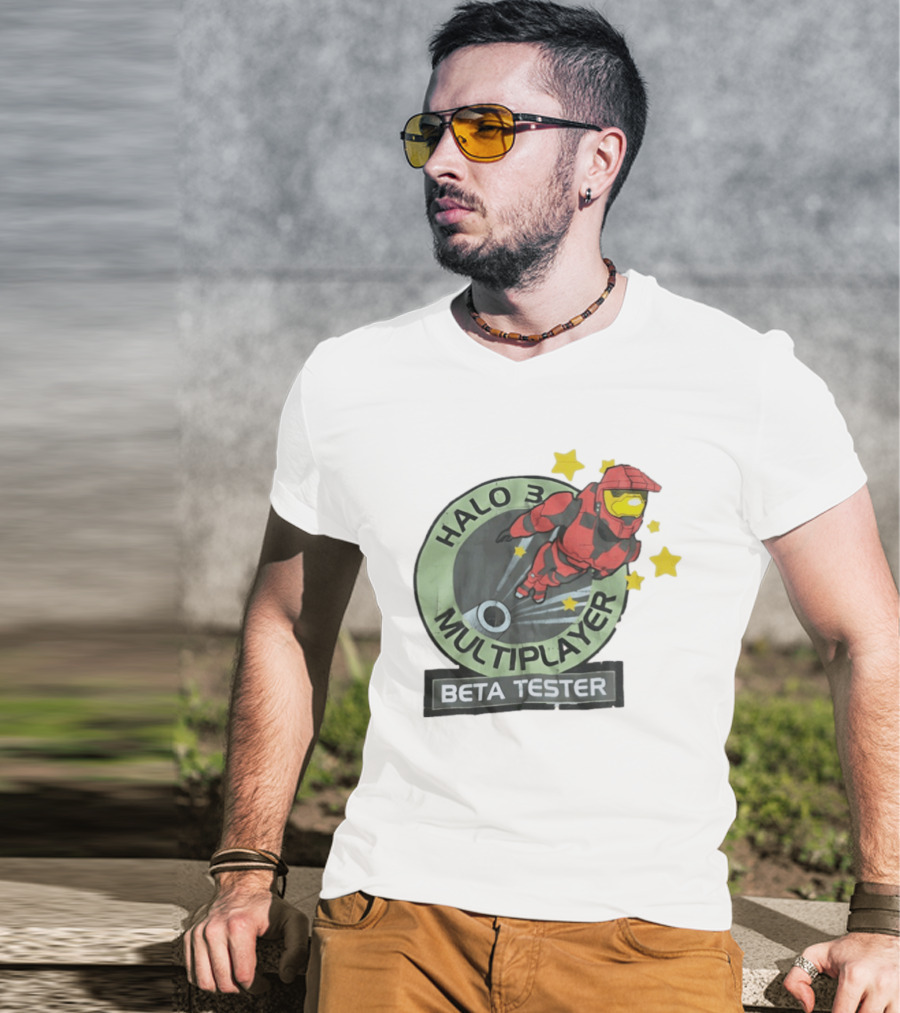 Halo 3 Multiplayer Beta Tester Exclusive Red Spartan T-Shirt