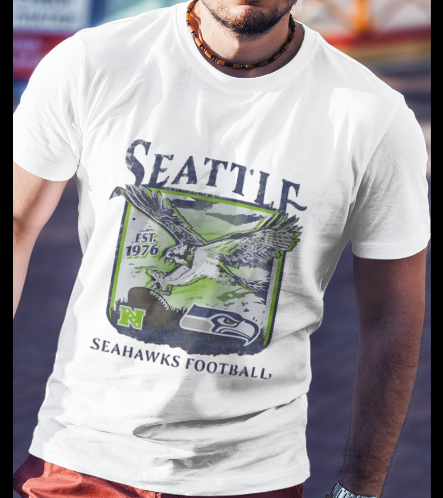 Seattle Seahawks Football EST 1976 NFL Team T-Shirt