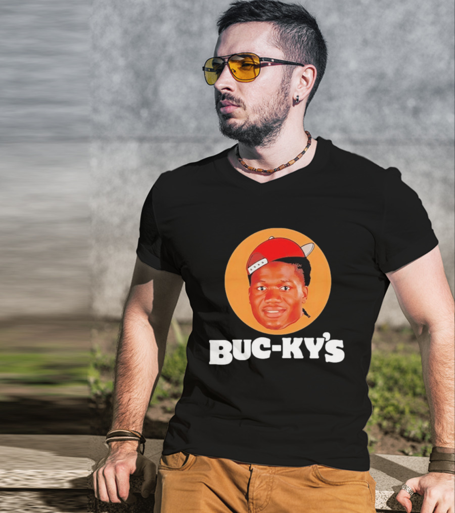 Buc Kys Bucky Irving Meme Tampa Bay Buccaneers Buc Ees T-Shirt