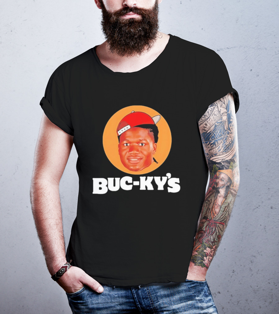 Buc Kys Bucky Irving Meme Tampa Bay Buccaneers Buc Ees T-Shirt