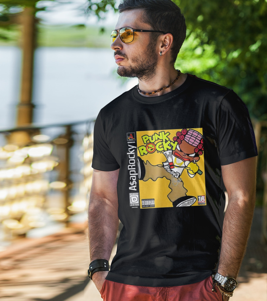 Don’t Be Dumb For Asap Rocky’s Punk Rocky Inspired By Parappa The Rapper T-Shirt