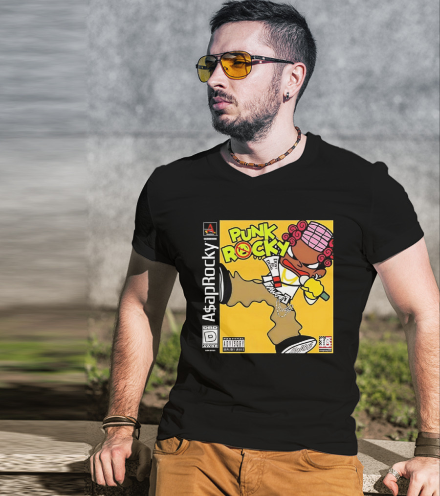 Don’t Be Dumb For Asap Rocky’s Punk Rocky Inspired By Parappa The Rapper T-Shirt