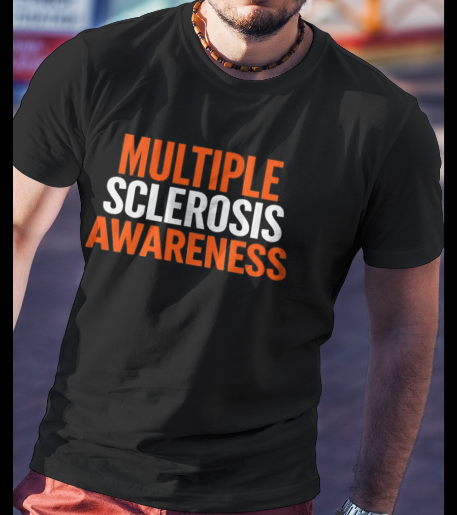 Multiple Sclerosis Awareness Bold T-Shirt