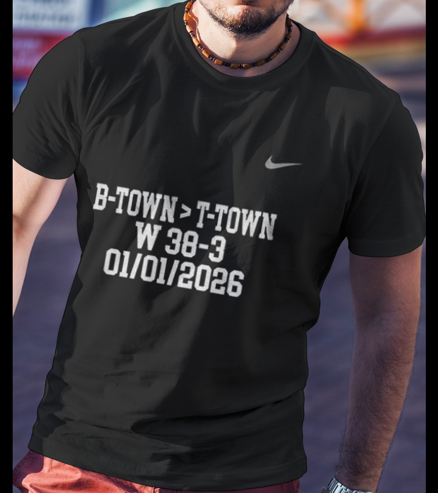 Indiana Hoosiers B Town Triumphs Over Town Victory 38 3 01/01/2026 T-Shirt