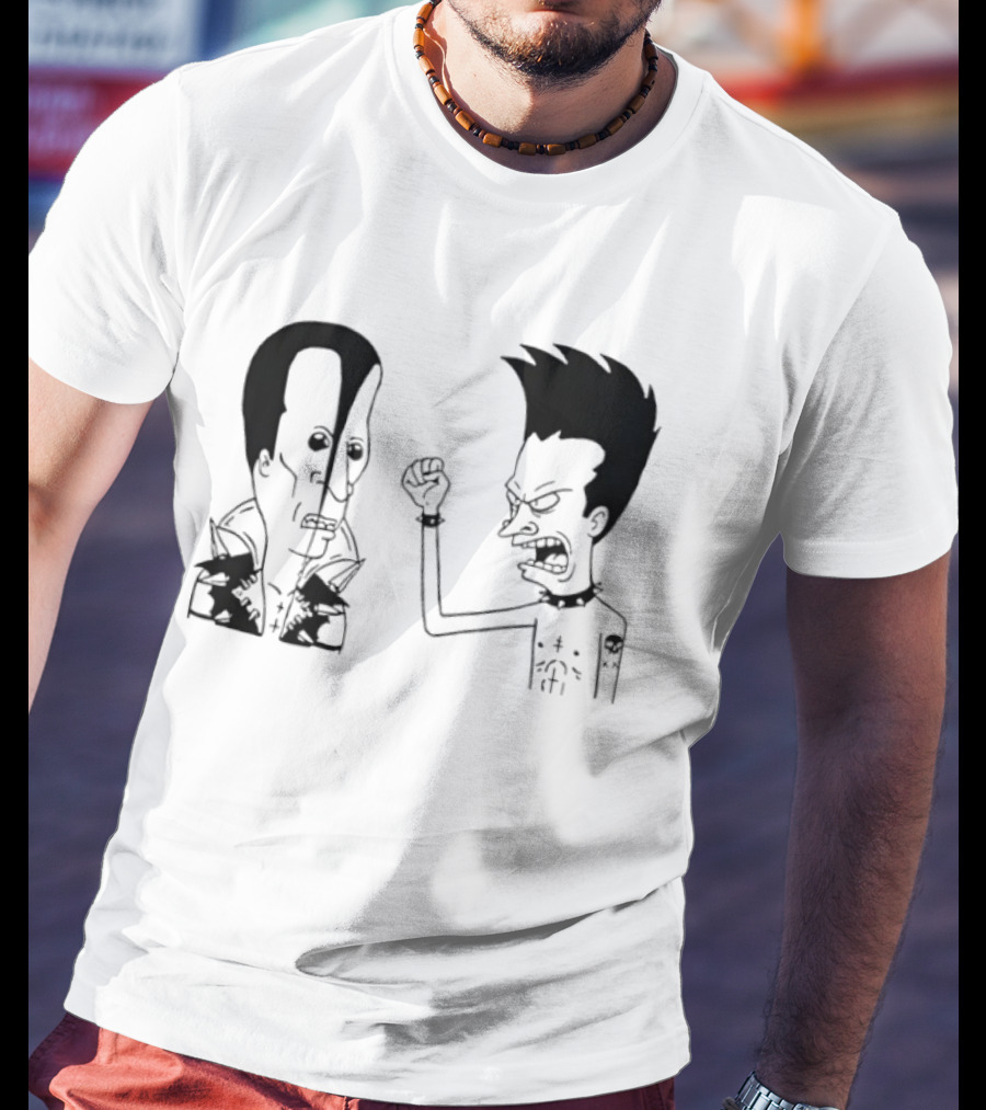 Grumpy Beavis And ButtHead Misfits T-Shirt