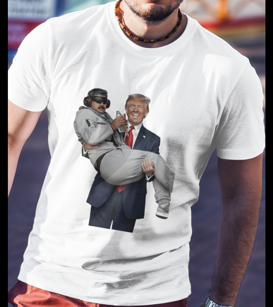 Trump Carry Maduro Satire Funny Political Humor T-Shirt
