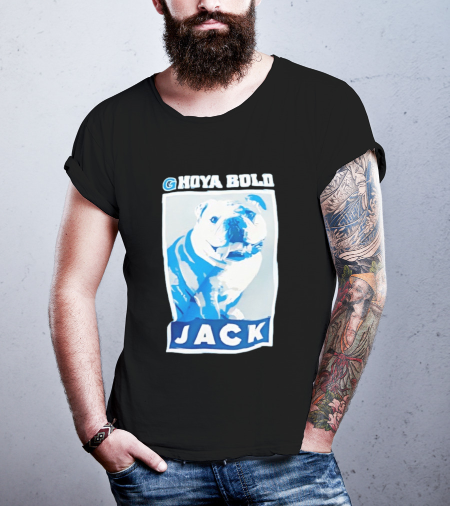 Georgetown Hoyas Hoya Bold Jack Bulldog Basketball T-Shirt