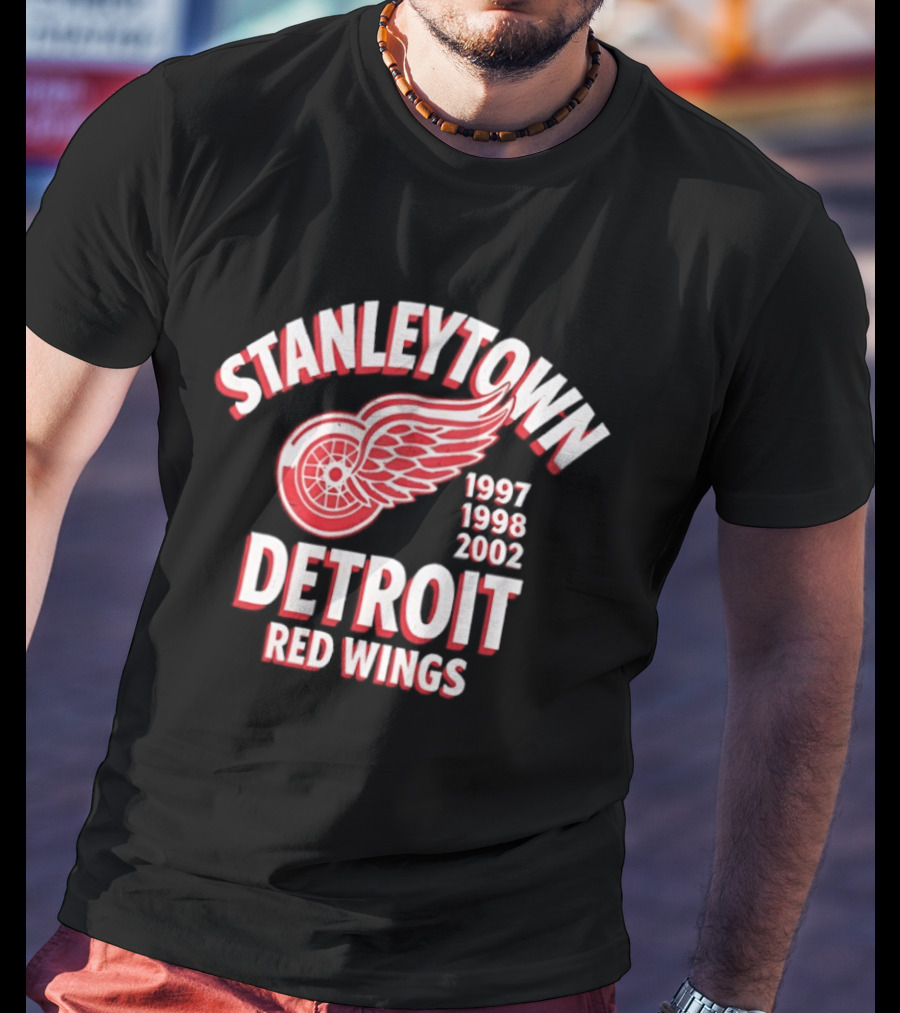 Stanleytown Detroit Red Wings 1997 1998 2002 T-Shirt