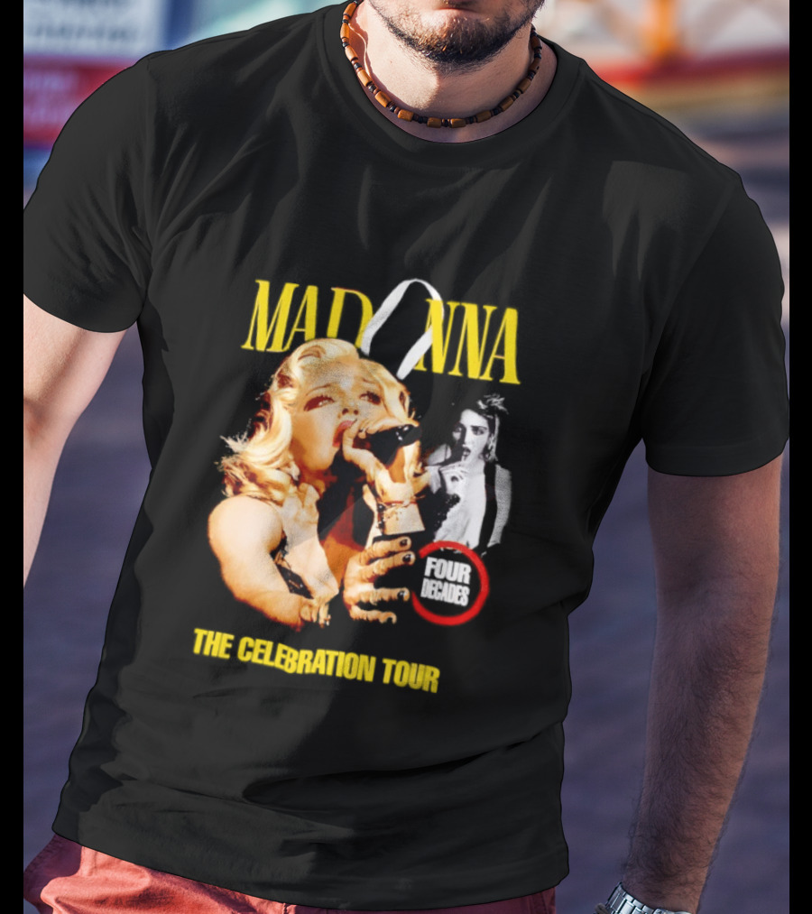 Madonna Four Decades The Celebration Tour Blonde Ambition T-Shirt