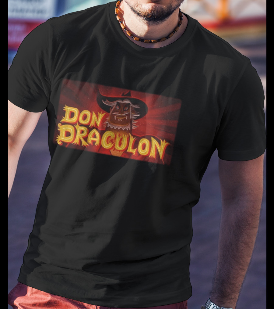 Don Draculon El Guapo Vs The Narco Vampires Retro Horror T-Shirt